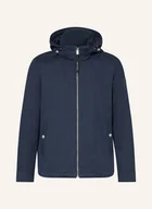 Kurtki damskie - Marc O'polo Bluzon Z Odpinanym Kapturem blau - miniaturka - grafika 1