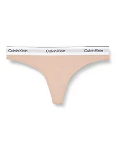 Majtki damskie - Calvin Klein Stringi damskie, cedrowe, XL, Cedr, XL - grafika 1