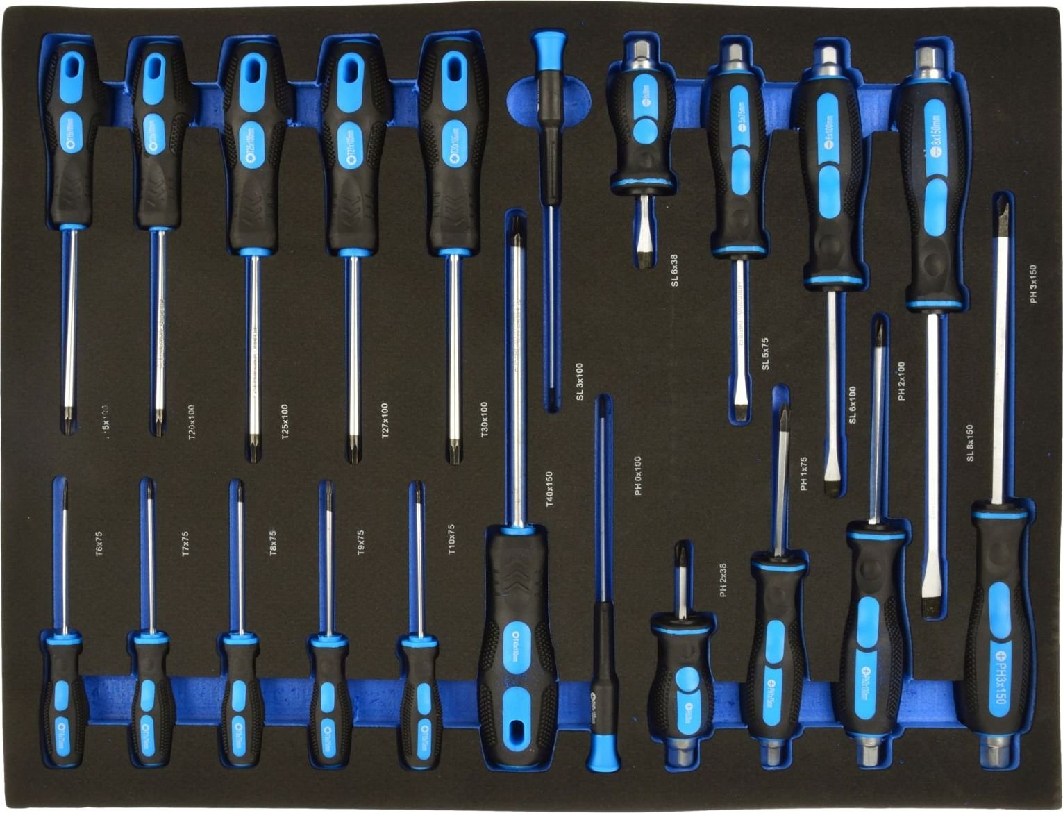 Geko Wkład- zestaw wkrętaków 21el.6