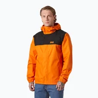 Sport OUTLET - Kurtka przeciwdeszczowa męska Helly Hansen Vancouver orange peel WYSYŁKA W 24H 30 DNI NA ZWROT - miniaturka - grafika 1