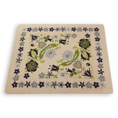 Podkładki pod mysz - Podkładka pod mysz folk kaszubski beżowa 36 x 29 cm - miniaturka - grafika 1