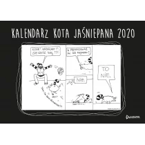 Dwukropek Kalendarz 2020 Ścienny Kota Jaśniepana Magdalena Gałęzia