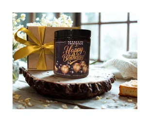 Happy Birthday Świeca Sojowa Zapachowa 180Ml Pakowana Na Prezent, Upominek - Świece Happy Birthday Świeca Sojowa Zapachowa 180Ml Pakowana Na Prezent, Upominek - Świece - miniaturka - grafika 1