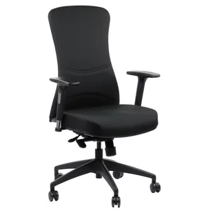 Fotel biurowy, krzesło biurowe Krzesło Biurowe Obrotowe Kenton Do Biurka Czarny - Fotele i krzesła biurowe - miniaturka - grafika 1