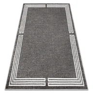 Dywany - Dywan MATEO 8034/644 Nowoczesny ramka - strukturalny szary 240x330 cm - miniaturka - grafika 1