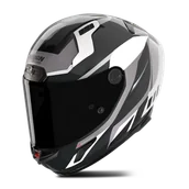 Kaski motocyklowe - Kask Integralny Nolan X-804 RS Lesmo Złamany Biały/Czarny/Szary błyszczącyS - miniaturka - grafika 1