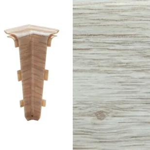 Arbiton Narożnik wewnętrzny do listwy INDO (2 sztuki) dąb victoria - Listwy przypodłogowe - miniaturka - grafika 1