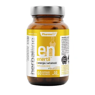PHARMOVIT Pharmovit Herballine Enertil 60 kapsułek - Suplementy naturalne - miniaturka - grafika 1