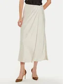 Spódnice - Guess Spódnica midi Anastasia W4BD56 WGIG2 Écru Regular Fit - miniaturka - grafika 1