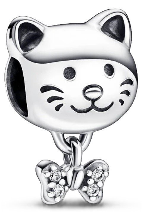 Charms Pandora Kotek z kokardką 792255C01
