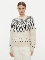 Swetry damskie - Silvian Heach Sweter CVA23130MA Beżowy Regular Fit - miniaturka - grafika 1