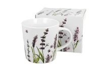 Kubki - Kubek do kawy i herbaty porcelanowy DUO CLASSIC LAVENDER 420 ml - miniaturka - grafika 1