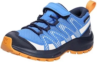 Buty dla chłopców - Salomon XA PRO 3D V8 CSWP Unisex dziecięce wodoszczelne buty trekkingowe, Palace Blue Navy Blazer masła - 26 EU - grafika 1