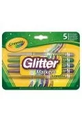 Crayola Markery brokatowe 5 kolorów - Przybory szkolne - miniaturka - grafika 2