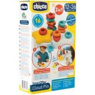 Zabawki interaktywne dla dzieci - Zabawka edukacyjna CHICCO Smart2Play Kolorowe Pinezki Chmurki 00012192000000 - miniaturka - grafika 1