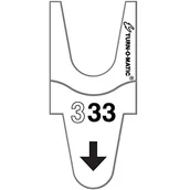 Cenówki - Akcesoria Meto Turn-O-Matic, oryginalne bilety T90 3D z numerami ciągłymi, Made in Germany, 6 rolek x 4000 biletów, łącznie: 24 000 biletów, białe - miniaturka - grafika 1