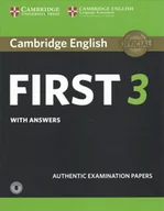 Książki do nauki języka angielskiego - Cambridge English First 3 Students Book with Answers with Audio Cambridge University Press - miniaturka - grafika 1