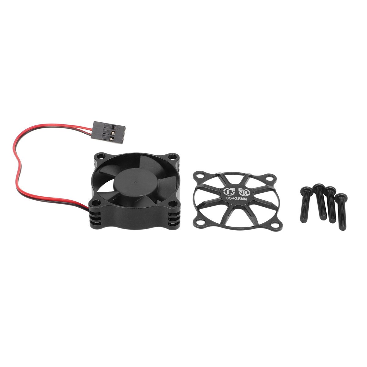 Wentylator chłodzący silnik 35x35mm ze stopu aluminium, szybko chłodzący RC Ca