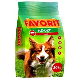 Favorit Wołowina 10 kg - Sucha karma dla psów - miniaturka - grafika 1