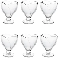 Miski i półmiski - 6X SZKLANY PUCHAREK DO LODÓW DESERÓW LAYLA 280ML - miniaturka - grafika 1