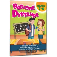 Materiały pomocnicze dla uczniów - Radosne dyktanda klasy 7-8 GREG Ewa Tomasik-Adamczak - miniaturka - grafika 1