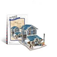 Puzzle - Cubicfun PUZZLE 3D Domki świata Francja Hotel 492001 - miniaturka - grafika 1