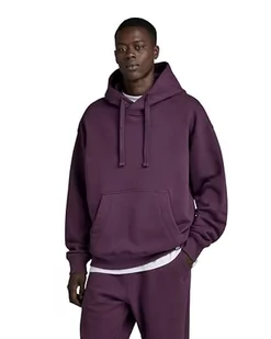 G-STAR RAW Męska bluza z kapturem Essential unisex luźna bluza z kapturem, Fioletowy (Lt Maze D22994-d395-8880), XL - Bluzy męskie - miniaturka - grafika 1