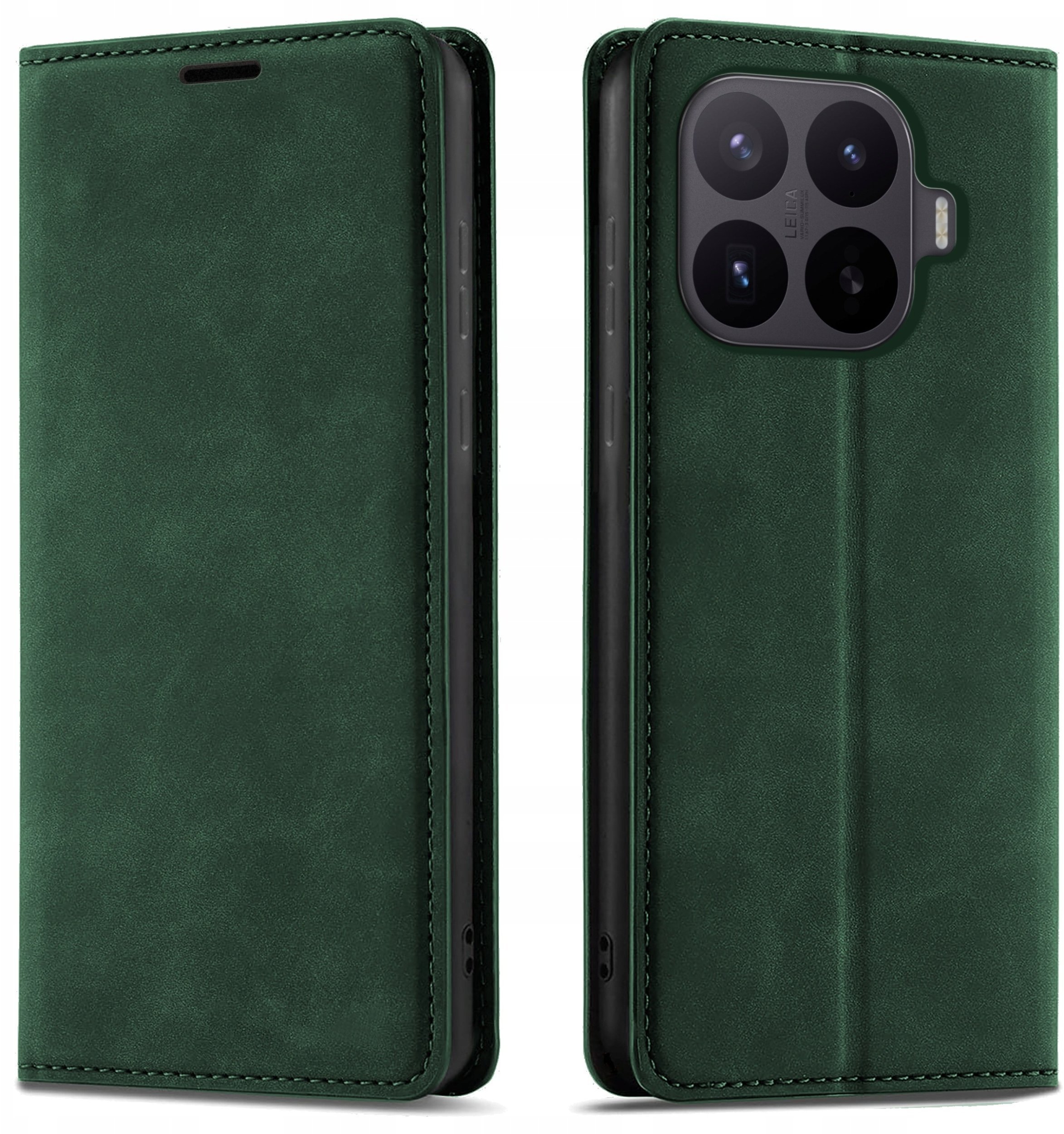 krainaGSM Etui Z Klapką Do Xiaomi 17T Pro Zamykane Magnetyczne Skórzane + Szkło 9H
