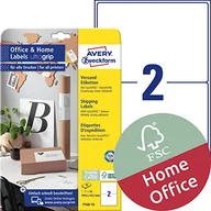 Etykiety samoprzylepne i bloki etykiet - Avery Zweckform Recyklingowane etykiety na segregatory A4 10 ark./op.,61 x 192 mm białe ZWECKFORM LR4761-10 LR4761-10 - miniaturka - grafika 1