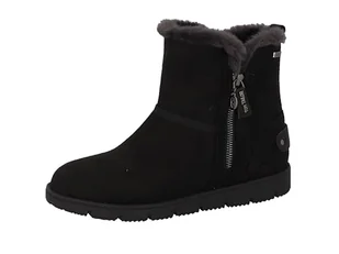 Tom Tailor Damskie 6390310008 Modne kozaki, czarne, 39 EU, czarny, 39 EU - Kozaki damskie - miniaturka - grafika 1