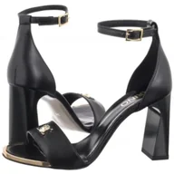 Sandały damskie - Sandały Czarne 5458/076-P (KN14-a) Karino - miniaturka - grafika 1