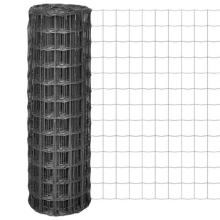 vidaxl Euro ogrodzenie 10 x 1,2 m; z siatki stalowej, szare - Ogrodzenia - miniaturka - grafika 6