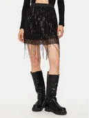 Spódnice - Noisy May Spódnica mini Starlet 27032596 Czarny Regular Fit - miniaturka - grafika 1