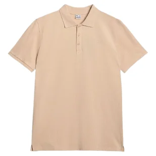 Koszulka męska 4F Polo Shirt M555 Rozmiar: L / Kolor: beżowy - Koszulki sportowe męskie - miniaturka - grafika 1