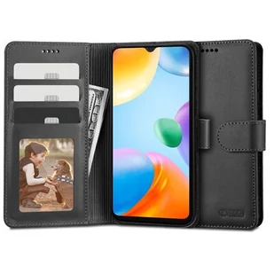 Tech-Protect Etui Wallet do Xiaomi Redmi 10C Czarny - Etui i futerały do telefonów - miniaturka - grafika 1