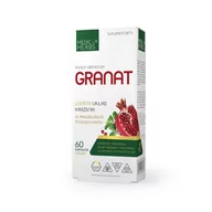 Serce i układ krążenia - Granat 520 mg 60 kapsułek MEDICA HERBS - miniaturka - grafika 1