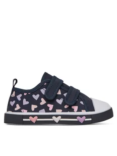 Nelli Blu Trampki CP91-25958 Granatowy - Buty dla dziewczynek - miniaturka - grafika 1