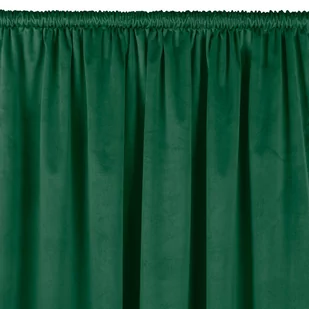 Zasłona VILA kolor butelkowa zieleń styl klasyczny tunel 5 cm velvet 400x175 homede - CURT/HOM/VILA/VELVET/TUNNEL/BGREEN/400x175 - Zasłony - miniaturka - grafika 1