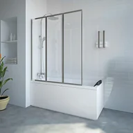 Parawany nawannowe - VENTE-UNIQUE Parawan nawannowy składany z metalu - Chrom - 120 x 140 cm - DISTRICT - miniaturka - grafika 1