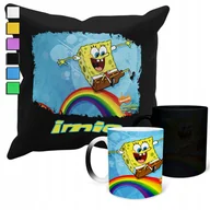 Gadżety dla niej i dla niego - ZESTAW KUBEK MAGICZNY + POSZEWKA Z PODUSZKĄ-PREZENT GĄBKA PATRYK + IMIĘ - miniaturka - grafika 1