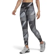 Legginsy - Damskie Legginsy REEBOK WOR TRAIN AOP TIGHT HT4931 – Czarny - miniaturka - grafika 1