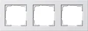 Klawisze i ramki - Gira Ramka potrójna E2 biały matowy - miniaturka - grafika 1