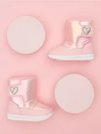 Buty dla dziewczynek - Sinsay - Śniegowce - różowy - miniaturka - grafika 1