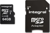 Karty pamięci - Karta Integral MicroSDXC 64 GB Class 10 UHS-I/U1 36571-uniw - miniaturka - grafika 1