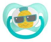 Smoczki uspokajające - Canpol babies Canpol Smoczek silikonowy symetryczny SO COOL 0-6m+ : Kolor - Zielony | szybka  | szeroki wybór smoczków uspokajających - miniaturka - grafika 1
