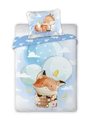 Faro Pościel dziecięca 100x135 lisek 004 Przytulaki bawełniana poszewka 40x60 - Pościel dla dzieci - miniaturka - grafika 1