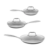 Zestawy garnków i patelni - Zestaw naczyń MASTER PAN z powłoką DIAMOND Kohersen BLACK CUBE - miniaturka - grafika 1