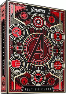 THEORY11 Theory11 AVENGERS RED EDITION - karty klasyczne 04293017 - Wróżbiarstwo i radiestezja - miniaturka - grafika 1