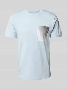 T-shirt o kroju regular fit z czystej bawełny - Koszulki męskie - miniaturka - grafika 1