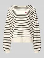 Bluzy damskie - Bluza o kroju oversized z mieszanki bawełny model ‘GRETA’ - miniaturka - grafika 1